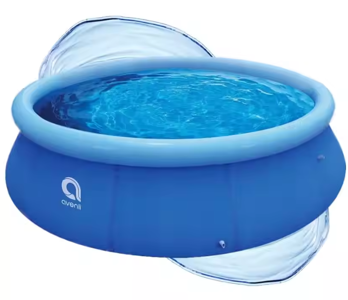 Opblaasbaar Familiezwembad – Rond PVC 300×76 cm, Ruim & Duurzaam