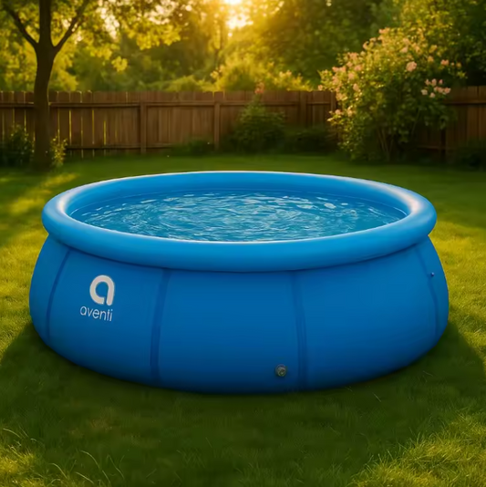 Opblaasbaar Familiezwembad – Rond PVC 300×76 cm, Ruim & Duurzaam