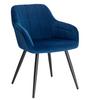 Velvet Eetkamerstoel met Armleuningen – Ergonomisch & Stabiel Design