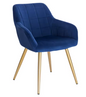 Velvet Eetkamerstoel met Armleuningen – Ergonomisch & Stabiel Design