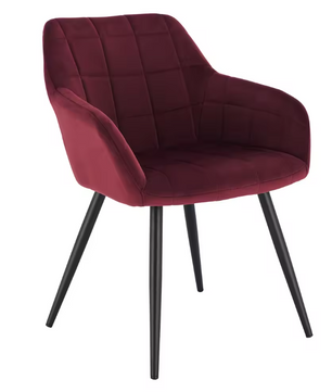 Velvet Eetkamerstoel met Armleuningen – Ergonomisch & Stabiel Design