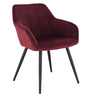 Velvet Eetkamerstoel met Armleuningen – Ergonomisch & Stabiel Design