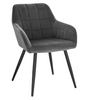 Velvet Eetkamerstoel met Armleuningen – Ergonomisch & Stabiel Design