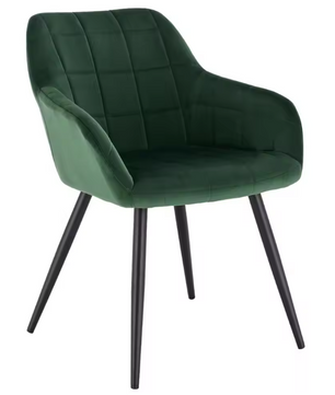 Velvet Eetkamerstoel met Armleuningen – Ergonomisch & Stabiel Design