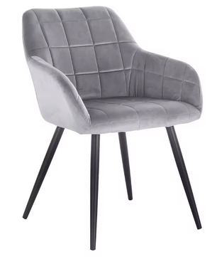 Velvet Eetkamerstoel met Armleuningen – Ergonomisch & Stabiel Design