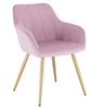 Velvet Eetkamerstoel met Armleuningen – Ergonomisch & Stabiel Design