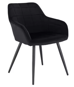 Velvet Eetkamerstoel met Armleuningen – Ergonomisch & Stabiel Design