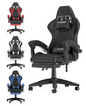 Gamingstoel met Voetsteun – Ergonomisch Ontwerp, Lendensteun & Verstelbare Rugleuning