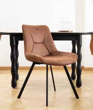 Set van 2 Ergonomische Eetkamerstoelen – Waterafstotend & Krasbestendig, Modern Design