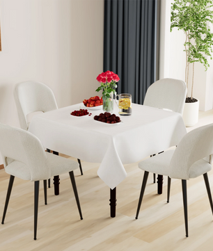 Set van 2 Corduroy Eetkamerstoelen – Gestoffeerde Zitting & Verstelbare Metalen Poten, Modern en Comfortabel
