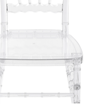 Set van 4 Transparante Eetkamerstoelen – Acryl Stapelbare Stoelen, Modern & Duurzaam