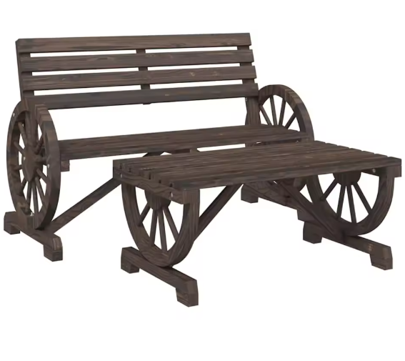 4-delige Tuin Loungeset – Stalen Frame & Moderne Tafel