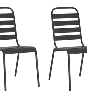 4-delige Tuin Loungeset – Stalen Frame & Moderne Tafel