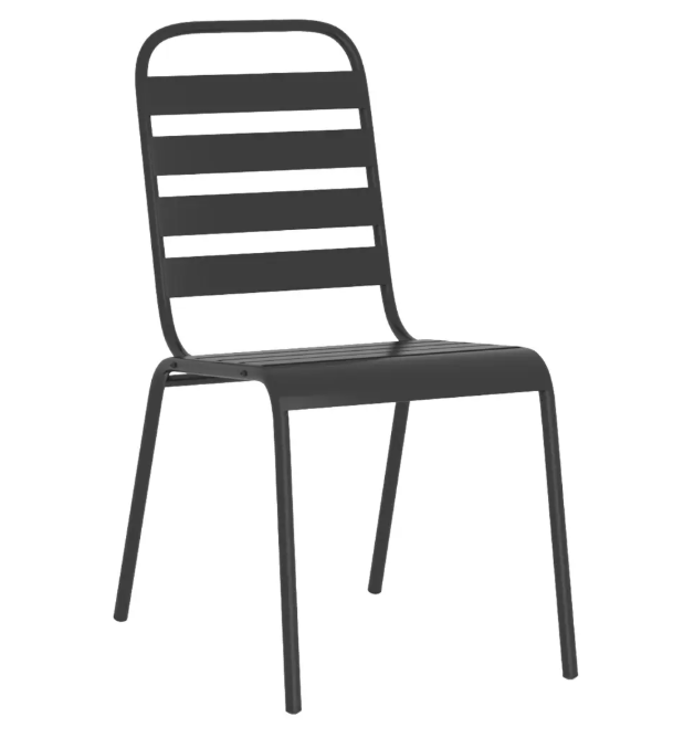 4-delige Tuin Loungeset – Stalen Frame & Moderne Tafel