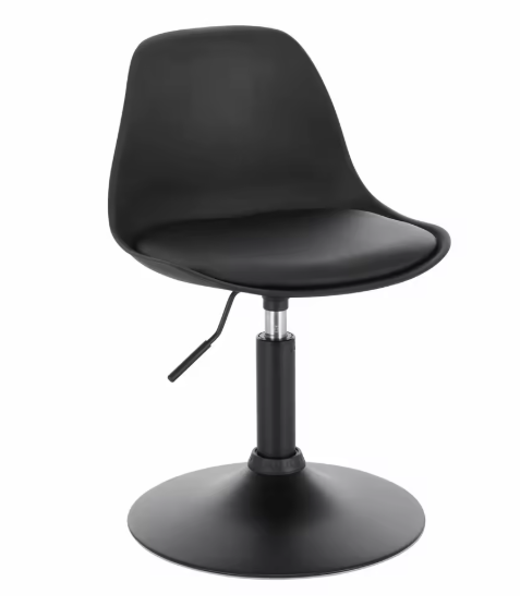 Verstelbare Barkruk – PU-Leder, 360° Draaibaar & Metalen Frame, Comfortabel