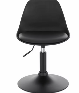 Verstelbare Barkruk – PU-Leder, 360° Draaibaar & Metalen Frame, Comfortabel