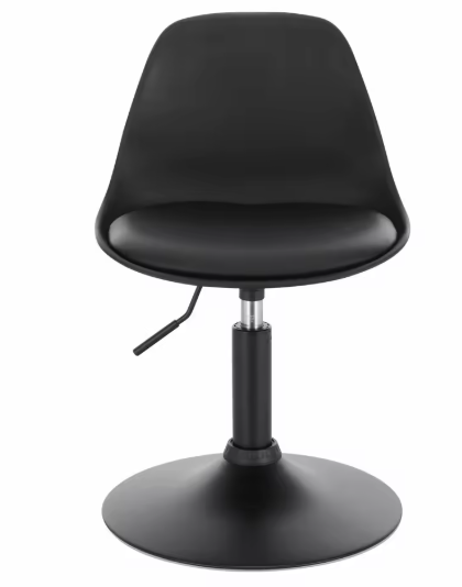 Verstelbare Barkruk – PU-Leder, 360° Draaibaar & Metalen Frame, Comfortabel