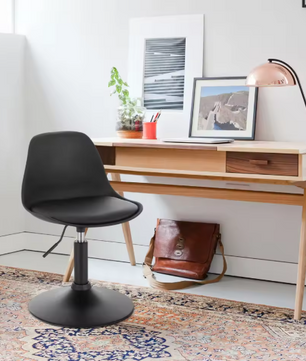 Verstelbare Barkruk – PU-Leder, 360° Draaibaar & Metalen Frame, Comfortabel
