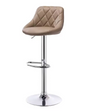 Verstelbare Barkruk – Kunstleer/Velvet, 360° Draaibaar & Metalen Frame, Modern en Comfortabel