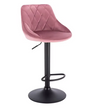 Verstelbare Barkruk – Kunstleer/Velvet, 360° Draaibaar & Metalen Frame, Modern en Comfortabel