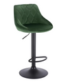 Verstelbare Barkruk – Kunstleer/Velvet, 360° Draaibaar & Metalen Frame, Modern en Comfortabel