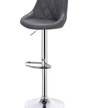 Verstelbare Barkruk – Kunstleer/Velvet, 360° Draaibaar & Metalen Frame, Modern en Comfortabel