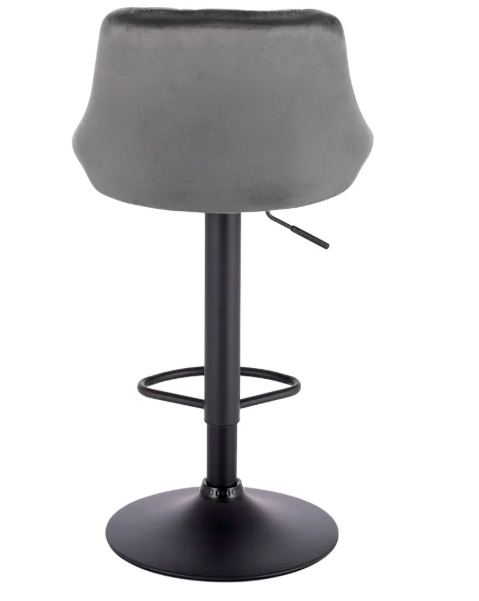 Verstelbare Barkruk – Kunstleer/Velvet, 360° Draaibaar & Metalen Frame, Modern en Comfortabel