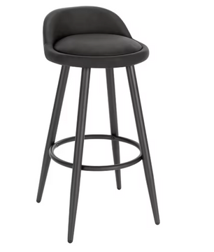 Barkruk met Fluwelen Zitting – Hoog, Comfortabel & Metalen Frame