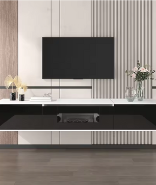 Hoogglans TV-meubel met LED Verlichting – Modern & Ruim Opbergvak