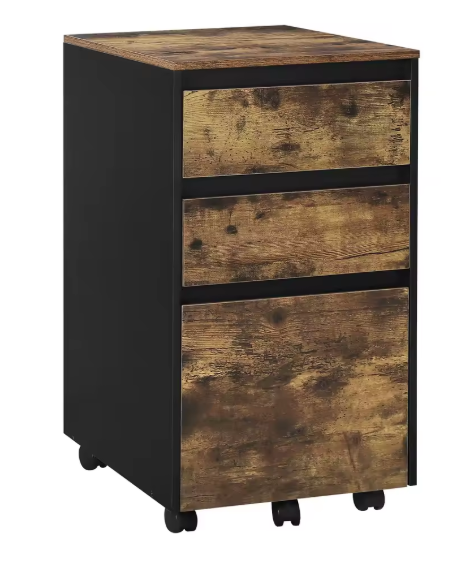 Mobiele Archiefkast met 3 Lades – Industriële Rolkast 40×70×40 cm