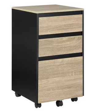 Mobiele Archiefkast met 3 Lades – Industriële Rolkast 40×70×40 cm