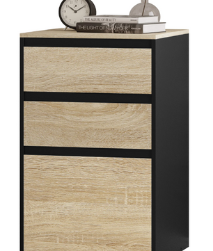 Mobiele Archiefkast met 3 Lades – Industriële Rolkast 40×70×40 cm