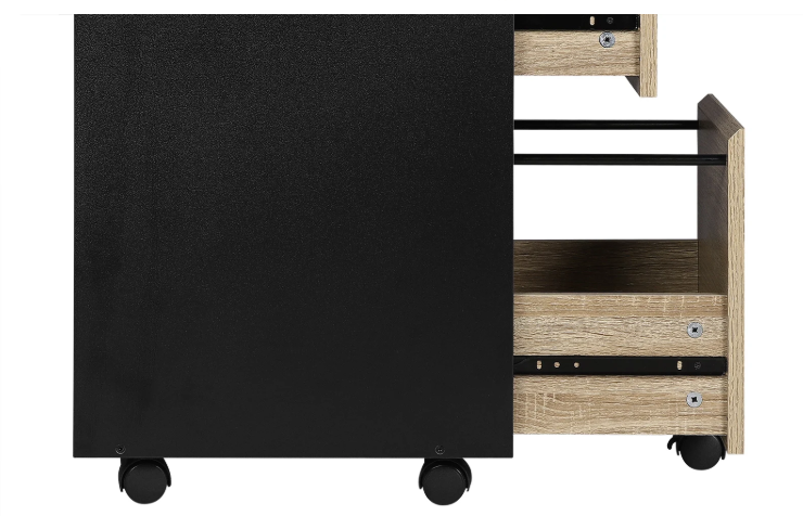 Mobiele Archiefkast met 3 Lades – Industriële Rolkast 40×70×40 cm