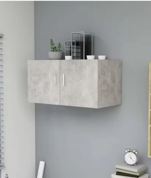 Moderne Wandkast met 2 Deuren – Hangende Opbergkast 80×39×40 cm