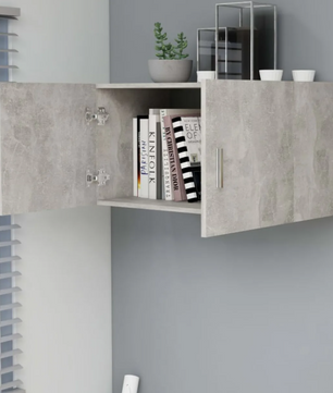 Moderne Wandkast met 2 Deuren – Hangende Opbergkast 80×39×40 cm