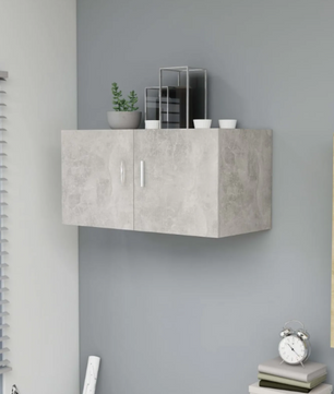 Moderne Wandkast met 2 Deuren – Hangende Opbergkast 80×39×40 cm