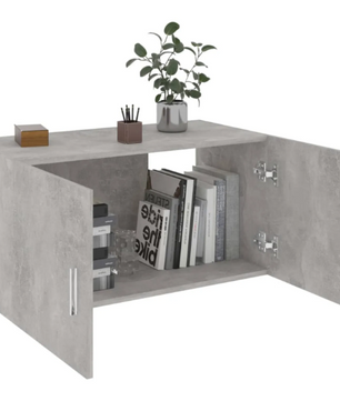 Moderne Wandkast met 2 Deuren – Hangende Opbergkast 80×39×40 cm
