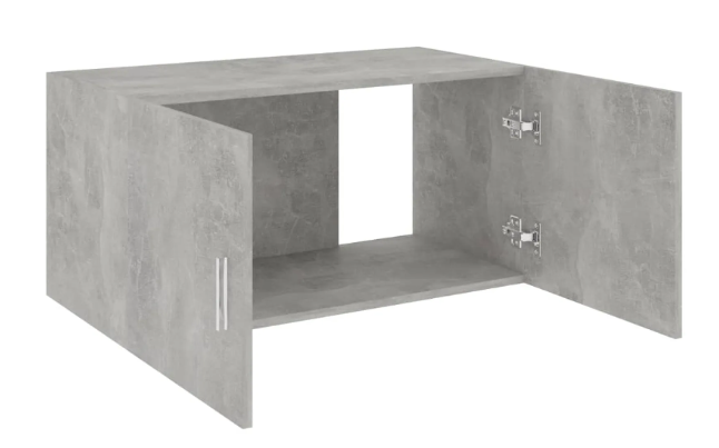 Moderne Wandkast met 2 Deuren – Hangende Opbergkast 80×39×40 cm