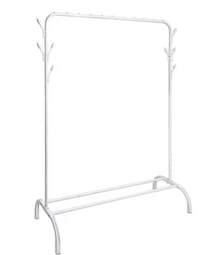 Kledingrek met Schoenenrek – Staande Kapstok met Legplank 154×43×105 cm