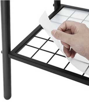 Minimalistische Kledingstandaard met Legplank – Stalen Frame & Draagkracht tot 55 kg