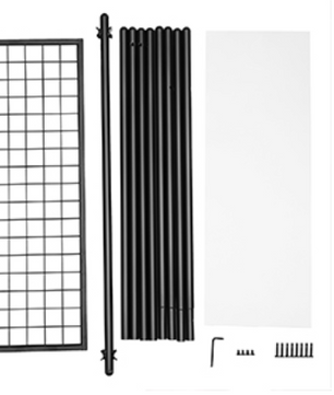 Minimalistische Kledingstandaard met Legplank – Stalen Frame & Draagkracht tot 55 kg