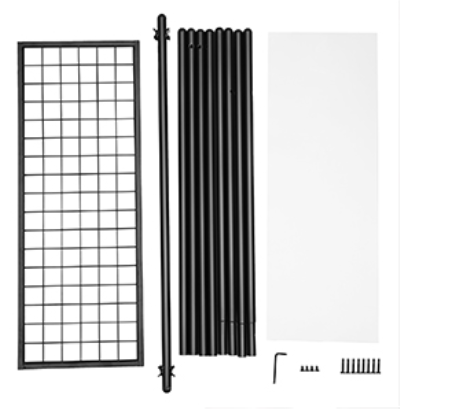 Minimalistische Kledingstandaard met Legplank – Stalen Frame & Draagkracht tot 55 kg