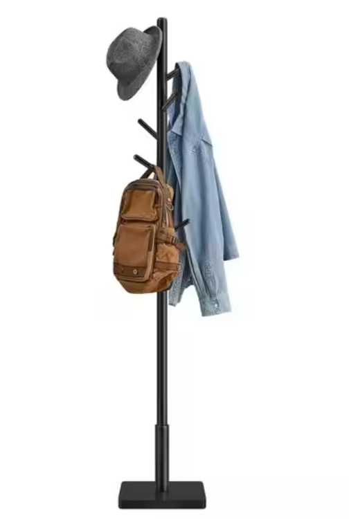 Houten Kledingrek met Kapstok – Compact & Duurzaam