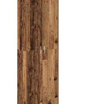 Vintage Houten Kast met Planken – Vrijstaand & Duurzaam 55×25×189 cm