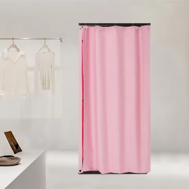 Draagbare Paskamer met Gordijn – Opvouwbare Changing Room 85×85×200 cm