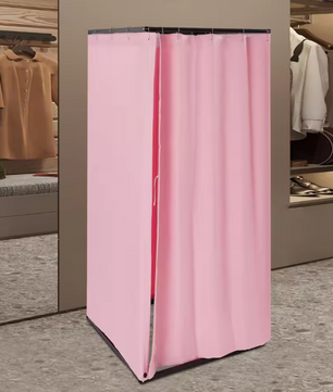 Draagbare Paskamer met Gordijn – Opvouwbare Changing Room 85×85×200 cm