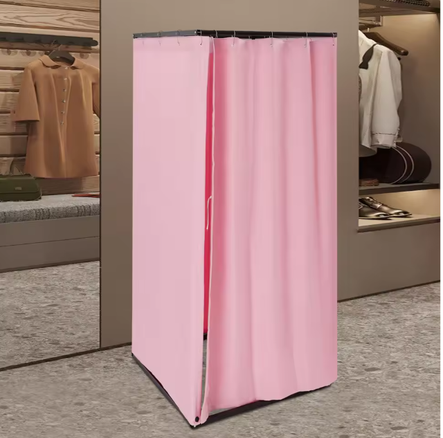 Draagbare Paskamer met Gordijn – Opvouwbare Changing Room 85×85×200 cm