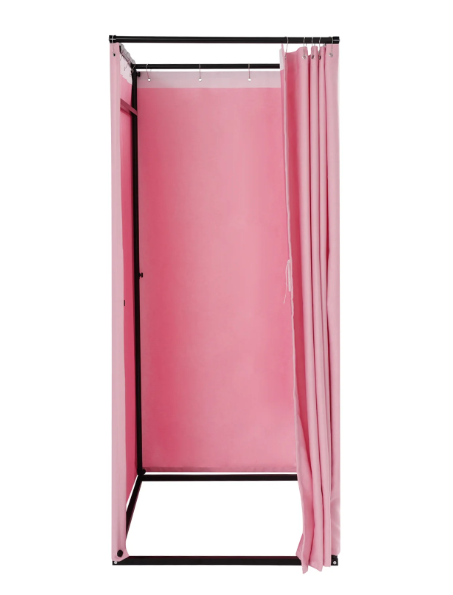 Draagbare Paskamer met Gordijn – Opvouwbare Changing Room 85×85×200 cm