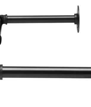 Wandgemonteerde Kledingroede – Industrieel Kledingrek Metaal 79/100×26 cm