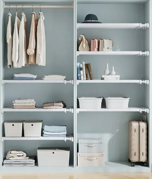 Verstelbaar Wandrek – Kast Organizer & Keuken Opbergrek